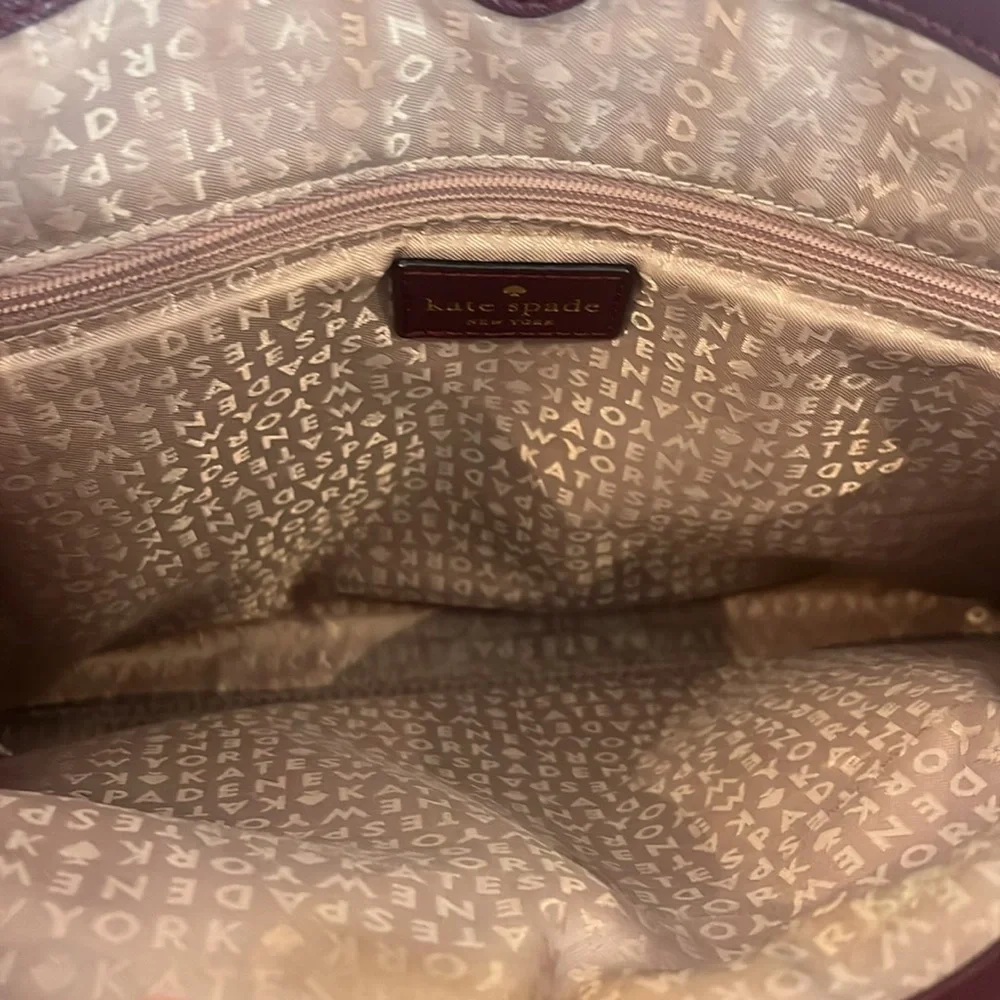 kate spade New York Tilden Place Sloan Satchel in Deep Plum - Picture 11 of 17